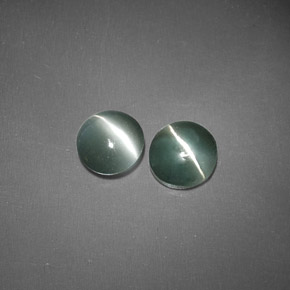 Chrysoberyl cat's eye naturale verde da  ct, trasparente, trasparente/traslucido