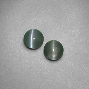 Chrysoberyl cat's eye naturale verde da  ct, trasparente, trasparente/traslucido