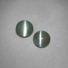 Chrysoberyl cat's eye naturale verde da  ct, trasparente, trasparente/traslucido