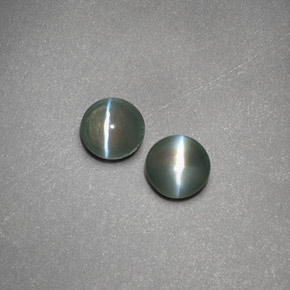 Chrysoberyl cat's eye naturale verde da  ct, trasparente, trasparente/traslucido