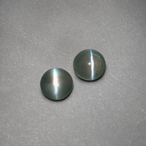 Chrysoberyl cat's eye naturale verde da  ct, trasparente, trasparente/traslucido