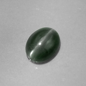 Crisoberillo occhio di gatto verde naturale da 0,80 ct, trasparente, trasparente/traslucido