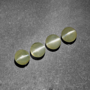 Chrysoberyl cat's eye naturale verde da  ct, trasparente, trasparente/traslucido