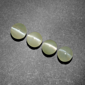 Chrysoberyl cat's eye naturale verde da  ct, trasparente, trasparente/traslucido