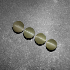 Gemme di Crisoberillo effetto occhio di gatto Verde dorato naturale da  ct, Trasparente, Trasparente/Traslucido