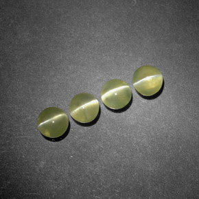 Chrysoberyl cat's eye naturale verde da  ct, trasparente, trasparente/traslucido