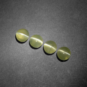 Chrysoberyl cat's eye naturale verde da  ct, trasparente, trasparente/traslucido