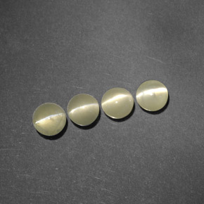 Chrysoberyl cat's eye naturale verde da  ct, trasparente, trasparente/traslucido