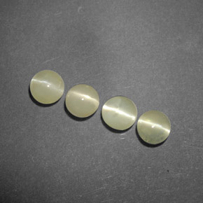 Chrysoberyl cat's eye naturale verde da  ct, trasparente, trasparente/traslucido
