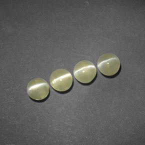 Chrysoberyl cat's eye naturale verde da  ct, trasparente, trasparente/traslucido
