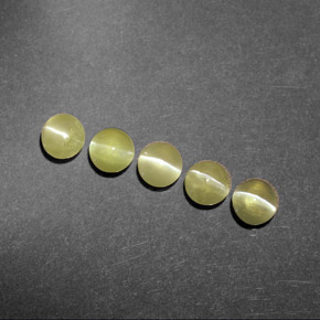 Chrysoberyl cat's eye naturale verde da  ct, trasparente, trasparente/traslucido