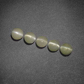 Chrysoberyl cat's eye naturale verde da  ct, trasparente, trasparente/traslucido
