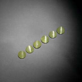 Gemme di Crisoberillo effetto occhio di gatto Verde giallastro naturale da  ct, Trasparente, Trasparente/Traslucido