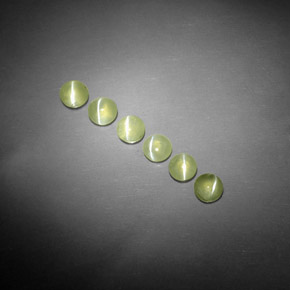 Gemme di Crisoberillo effetto occhio di gatto Verde giallastro naturale da  ct, Trasparente, Trasparente/Traslucido