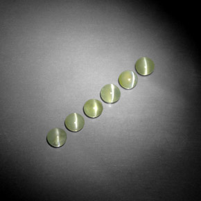 Gemme di Crisoberillo effetto occhio di gatto Verde giallastro naturale da  ct, Trasparente, Trasparente/Traslucido