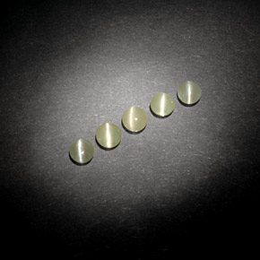 Gemme di Crisoberillo effetto occhio di gatto Verde giallastro naturale da  ct, Trasparente, Trasparente/Traslucido