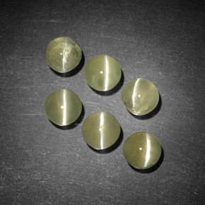 Chrysoberyl cat's eye naturale oro da  ct, trasparente, trasparente/traslucido