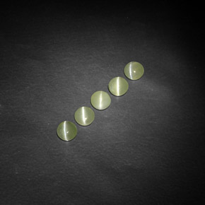 Gemme di Crisoberillo effetto occhio di gatto Verde giallastro naturale da  ct, Trasparente, Trasparente/Traslucido