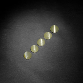 Gemme di Crisoberillo effetto occhio di gatto Verde giallastro naturale da  ct, Trasparente, Trasparente/Traslucido