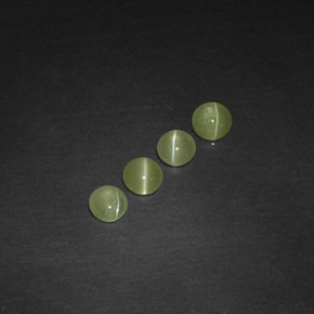 Chrysoberyl cat's eye naturale verde da  ct, trasparente, trasparente/traslucido