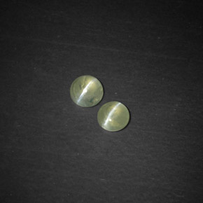 Chrysoberyl cat's eye naturale verde da  ct, trasparente, trasparente/traslucido