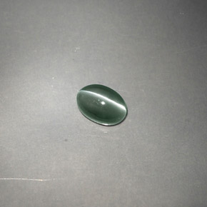 Crisoberillo effetto occhio di gatto Verde naturale da 0.68 ct, Trasparente, Trasparente/Traslucido