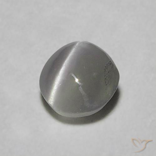 Crisoberillo effetto occhio di gatto Verde medio naturale da 0.22 ct, Rotondo, Traslucido
