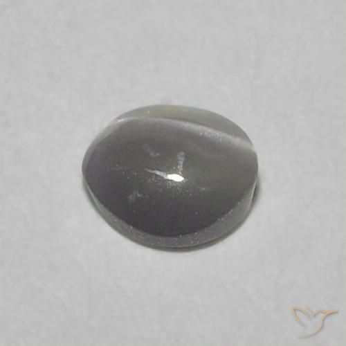 Crisoberillo effetto occhio di gatto Verde medio naturale da 0.22 ct, Rotondo, Traslucido