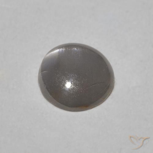 Crisoberillo effetto occhio di gatto Verde medio naturale da 0.62 ct, Ovale, Opaco