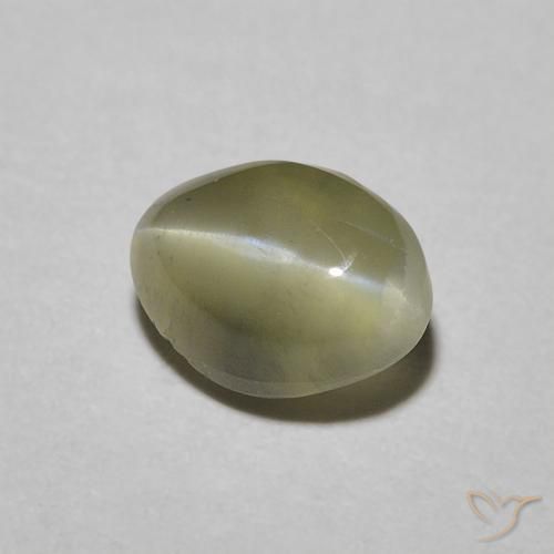 Crisoberillo effetto occhio di gatto Oro naturale da 1.05 ct, Ovale, Traslucido