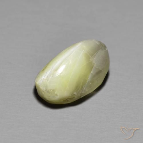 Crisoberillo effetto occhio di gatto Giallo medio naturale da 2.67 ct, Ovale, Traslucido