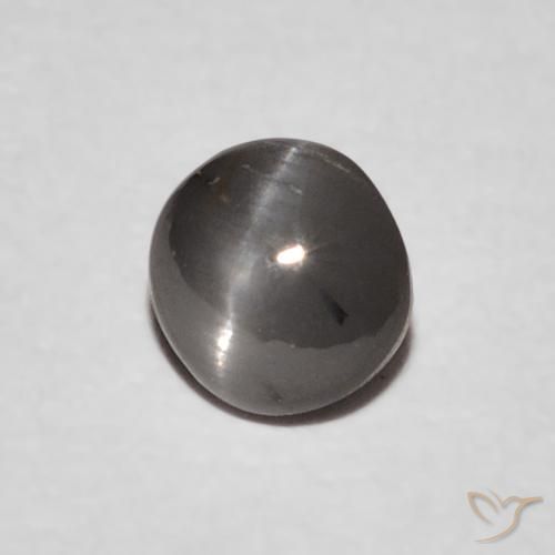 Crisoberillo effetto occhio di gatto Grigio medio naturale da 0.63 ct, Ovale, Opaco