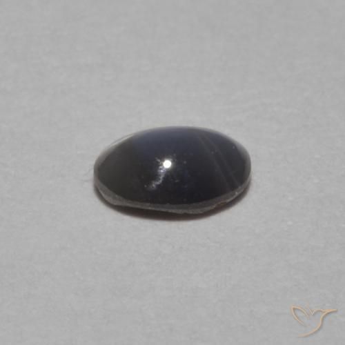 Crisoberillo effetto occhio di gatto Grigio argento naturale da 0.25 ct, Ovale, Opaco