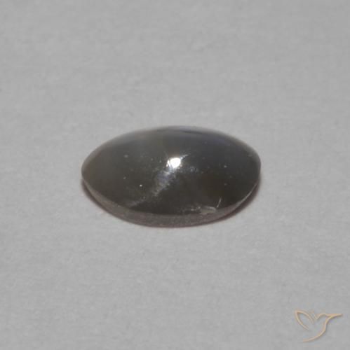Crisoberillo effetto occhio di gatto Grigio argento naturale da 0.26 ct, Ovale, Opaco