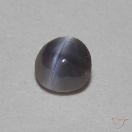 Crisoberillo effetto occhio di gatto Nero naturale da 0.11 ct, Ovale, Opaco