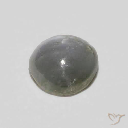 Crisoberillo effetto occhio di gatto Grigio molto chiaro naturale da 0.30 ct, Ovale, Opaco