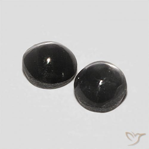 Gemme di Crisoberillo effetto occhio di gatto Grigio scuro naturale da 0.41 ct, Ovale, Opaco