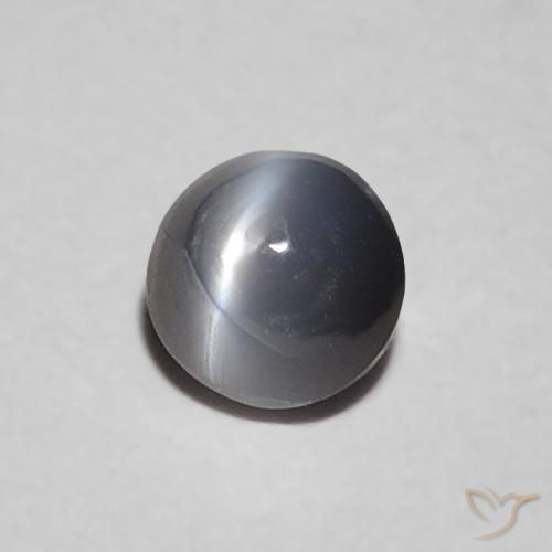Crisoberillo effetto occhio di gatto Grigio naturale da 0.36 ct, Ovale, Opaco