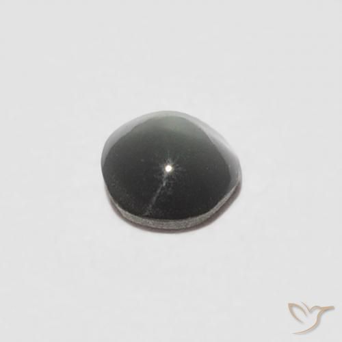 Crisoberillo effetto occhio di gatto Grigio verdastro pallido naturale da 0.16 ct, Ovale, Opaco