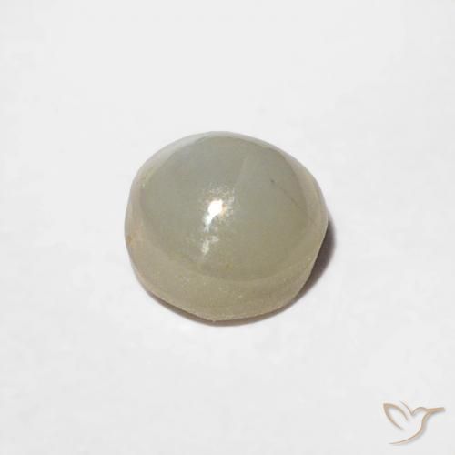 Crisoberillo effetto occhio di gatto Grigio medio naturale da 0.44 ct, Rotondo, Opaco