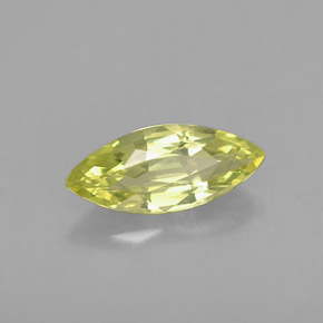 Crisoberillo Giallo limone naturale da 0.77 ct, Taglio marquise, VVS-VS