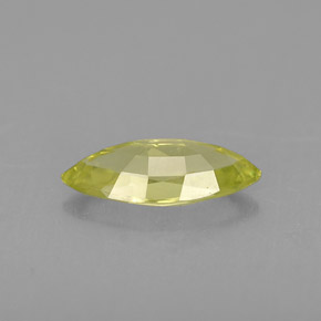Crisoberillo Giallo limone naturale da 0.77 ct, Taglio marquise, VVS-VS