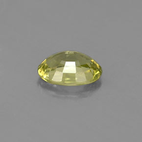 Crisoberillo naturale verde da 0,57 ct, taglio ovale, VVS