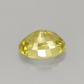 Crisoberillo naturale giallo da 2,49 ct, taglio ovale, VS