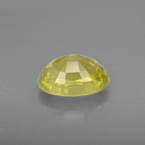 Crisoberillo naturale giallo da 2,55 ct, taglio ovale, VS
