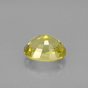 Crisoberillo naturale giallo da 1,59 ct, taglio ovale, VS