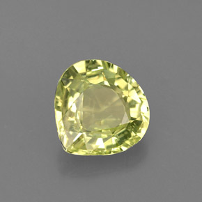Crisoberillo naturale verde da 1,41 ct, taglio a pera, VVS-VS