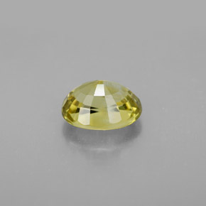 Crisoberillo naturale giallo da 1,94 ct, taglio ovale, VS