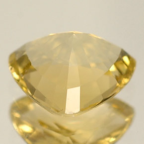 Crisoberillo naturale giallo da 0,78 ct, trillion, IF
