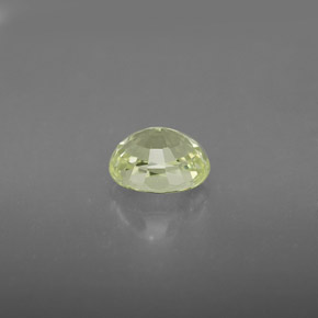 Crisoberillo naturale giallo da 1,10 ct, taglio ovale, VVS